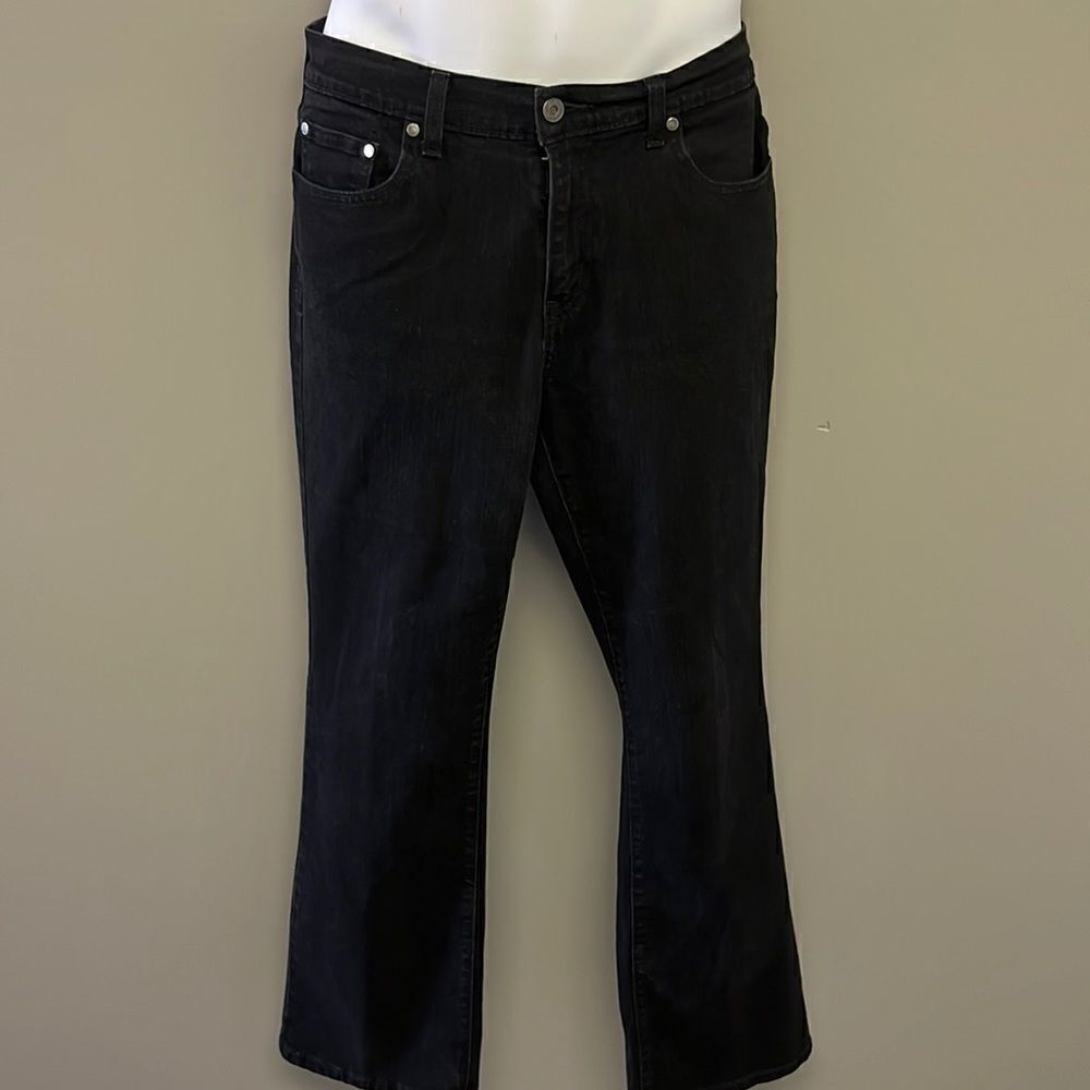 Levi’s 515 5-Pocket Black Boot Cut Jeans- Size 12M